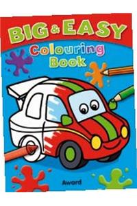 Big & Easy Colouring Books: Car