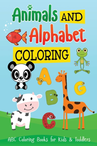 Coloring Books Animals and Alphabet