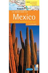A Rough Guide Map Mexico