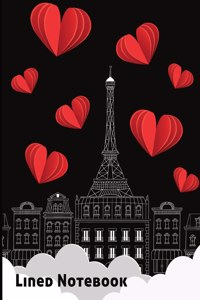 Chic, Elegant, and Fun Lined College-Ruled Personal Journal, Diary, & Notebook Glossy Cover