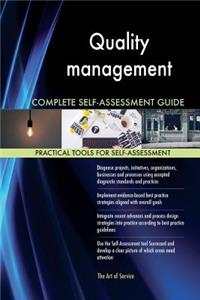 Quality management Complete Self-Assessment Guide