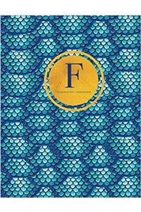 Initial F Notebook, Monogram Journal