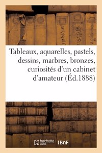 Tableaux Anciens Et Modernes, Aquarelles, Pastels, Dessins, Marbres, Bronzes