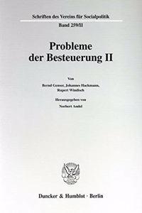 Probleme Der Besteuerung II