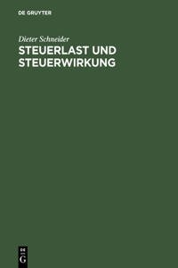 Steuerlast Und Steuerwirkung