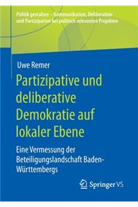 Partizipative Und Deliberative Demokratie Auf Lokaler Ebene