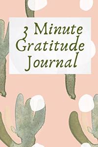 3 Minute Gratitude Journal