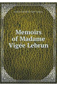 Memoirs of Madame Vigée Lebrun