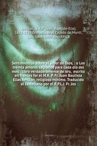 Sentimientos sobre el amor de Dios