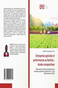 Entreprises agricoles et performances au Burkina