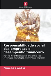 Responsabilidade social das empresas e desempenho financeiro