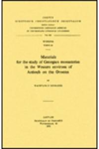 Materials for the Study of Georgian Monasteries in the Western Environs of Antioch on the Orontes. Subs. 48