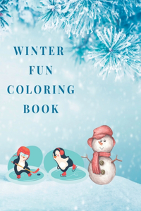 Winter Fun Coloring Book