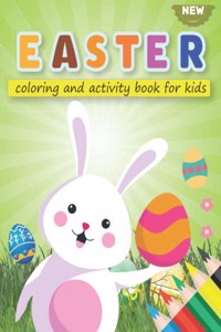 Easter Coloring and Activity Book for Kids
