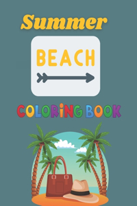 Summer Beach Coloring Book