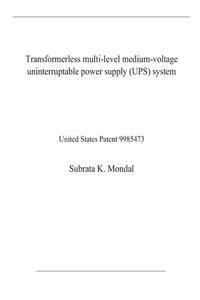Transformerless multi-level medium-voltage uninterruptable power supply (UPS) system