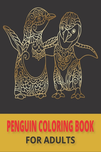 Penguin Coloring book For Adults
