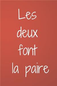 Les deux font la paire