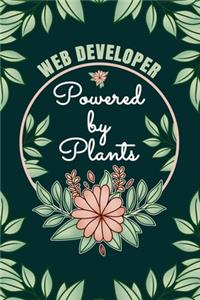 Web Developer Powered By Plants Journal Notebook
