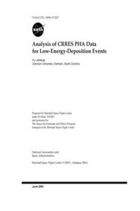 Analysis of CRRES PHA Data for Low-Energy-Deposition Events