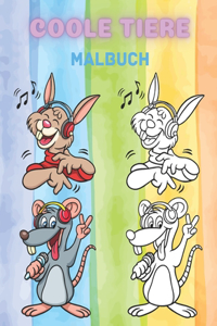 Coole Tiere - Malbuch