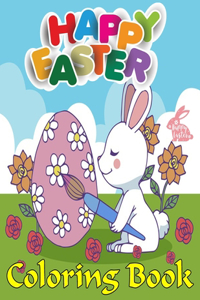 Happy Easter Coloring Book