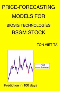 Price-Forecasting Models for Biosig Technologies BSGM Stock
