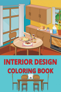 Interior Design Coloring Book