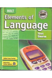 Holt Elements of Language Tennessee: Student Edition Grade 7 2004