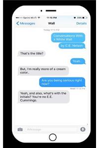 Conversations With a White Wall