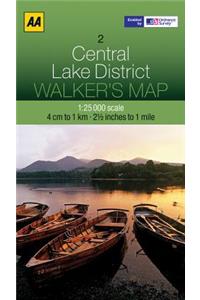 Walker's Map Central Lake District