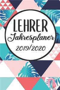 Lehrer Jahresplaner 2019 / 2020