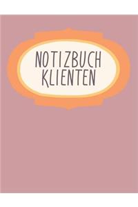 Notizbuch Klienten