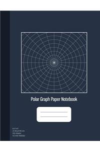 Polar Graph Paper Notebook