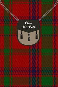 Clan MacColl Tartan Journal/Notebook