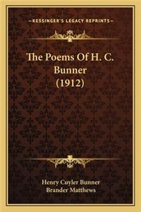 Poems of H. C. Bunner (1912)