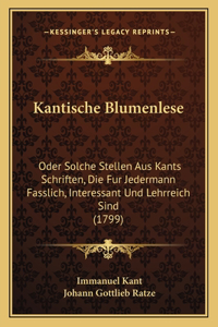 Kantische Blumenlese