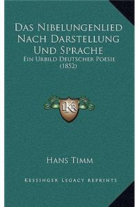 Das Nibelungenlied Nach Darstellung Und Sprache