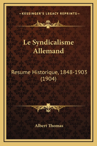 Le Syndicalisme Allemand