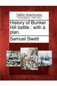 History of Bunker Hill battle