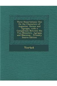 Three Dissertations