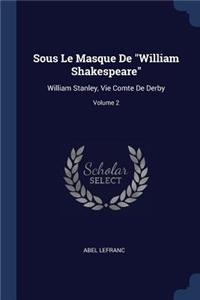 Sous Le Masque De William Shakespeare