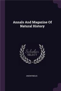 Annals and Magazine of Natural History