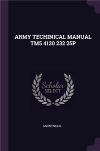 Army Techinical Manual Tm5 4120 232 25p