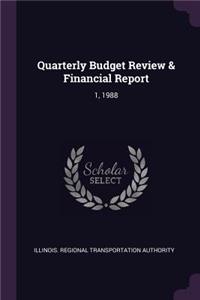 Quarterly Budget Review & Financial Report