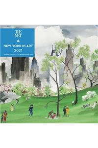 New York in Art 2021 Mini Wall Calendar