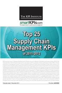 Top 25 Supply Chain Management KPIs of 2011-2012
