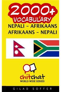 2000+ Nepali - Afrikaans Afrikaans - Nepali Vocabulary