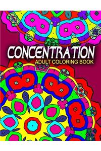 CONCENTRATION ADULT COLORING BOOKS - Vol.8