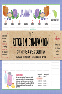 Kitchen Companion Page-A-Week Calendar 2025